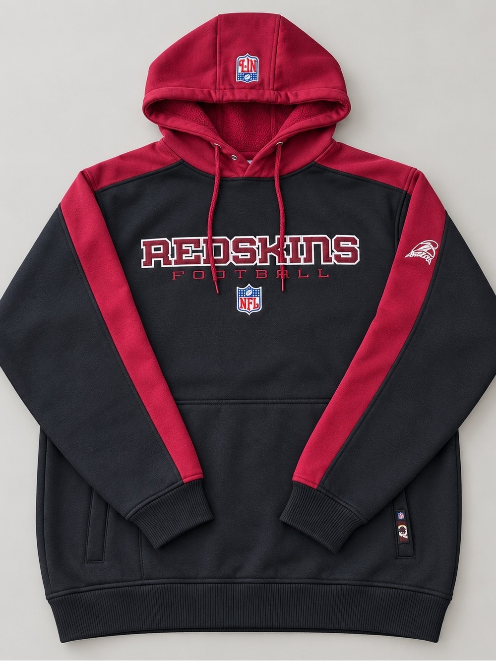 Vintage Reebok Washington Redskins NFL Sideline Heavyweight Hoodie L